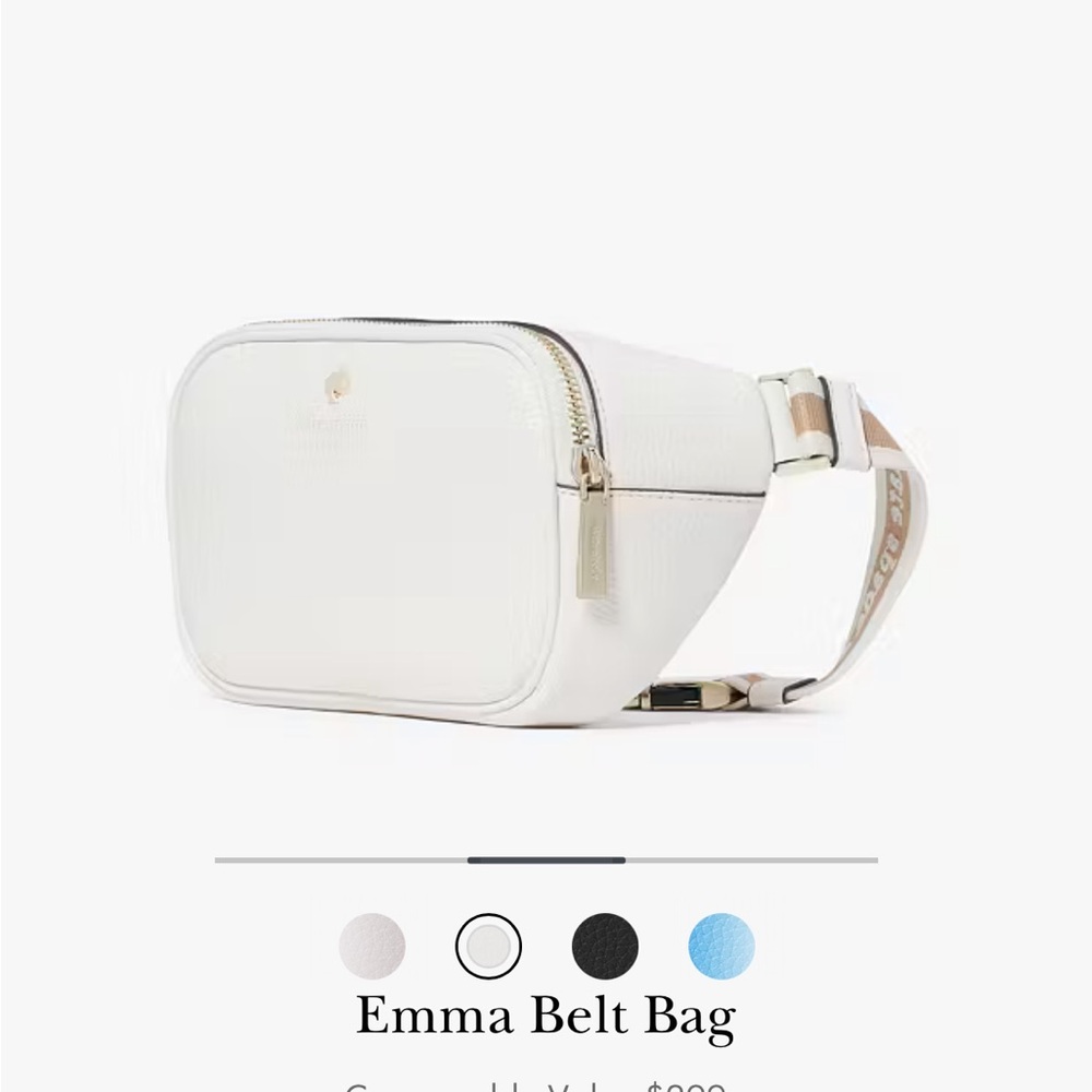 BNWOT Kate Spade Ivory Crossbody Bag - Picture 7 of 10